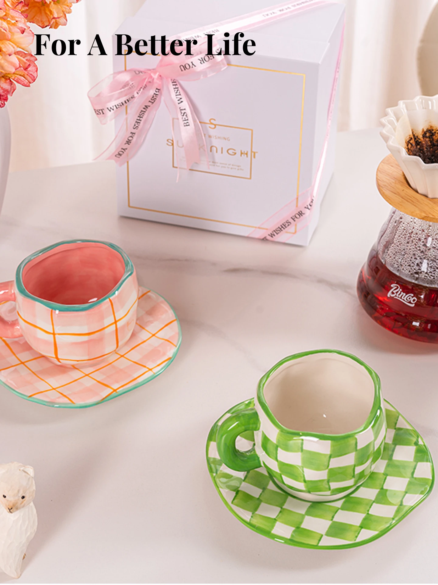 

Кружки с цветочным узором: высокая эстетика, парные кофейные чашки, стаканы для воды, устойчивые к повреждениям, с растительным декором, кухонная утварь