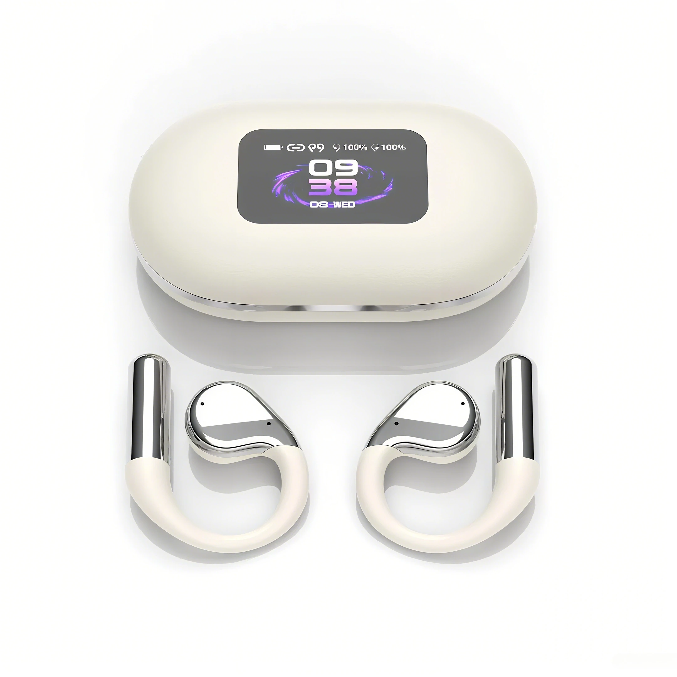 Q31 Pro OWS توصيل الهواء - خطاف أذن مفتوح مع صوت بانورامي ووضع صحي للإناث عمر بطارية طويل لتتبع اللياقة البدنية/اللياقة البدنية