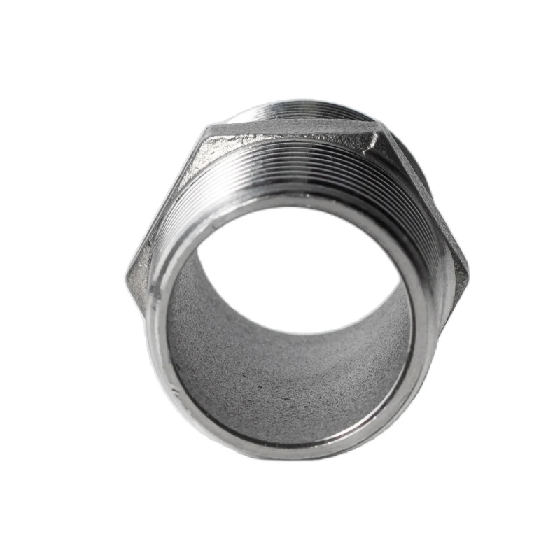 Stainless Steel Hex Double Threaded Pipe Fittings