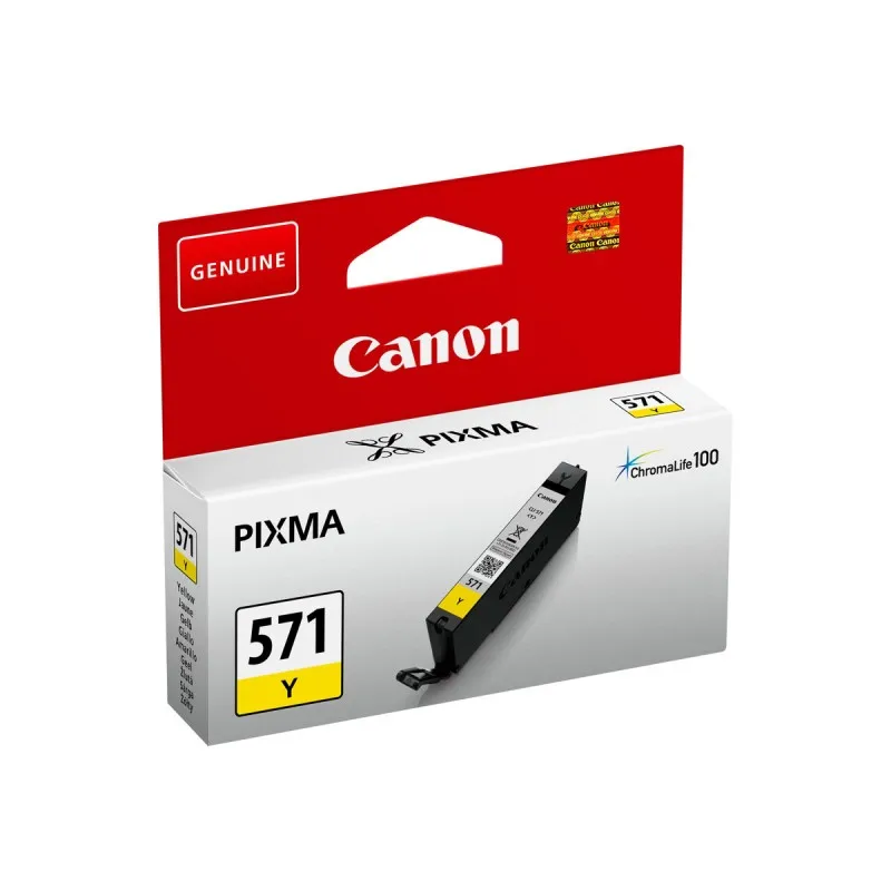 Canon CLI571 yellow Original ink cartridge-0388C001 CLI571Y tintasycartuchos.com