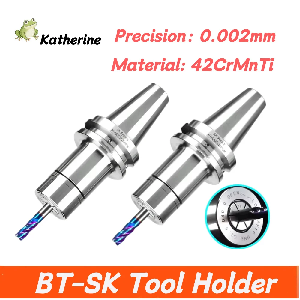 High Speed CNC Tool Holder BT30 BT40 SK06 SK10 SK16 SK20 No Keyway SK No Keyway GSK Collet Chuck BT-SK Bracket for Knife Hilt