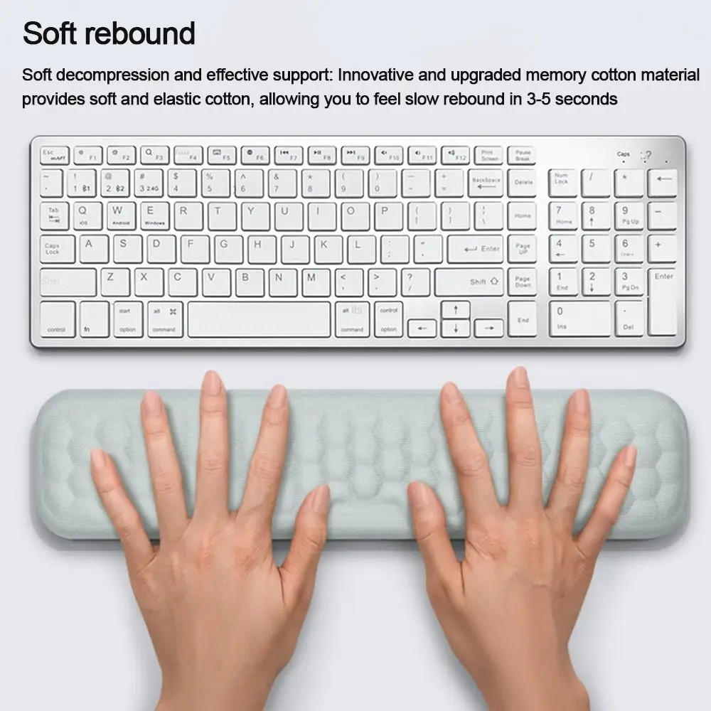

Memory Foam Wrist Rest Pad Non-Slip With Massage Texture Elbow Rest Mat Comfortable Mouse Wrist Rest