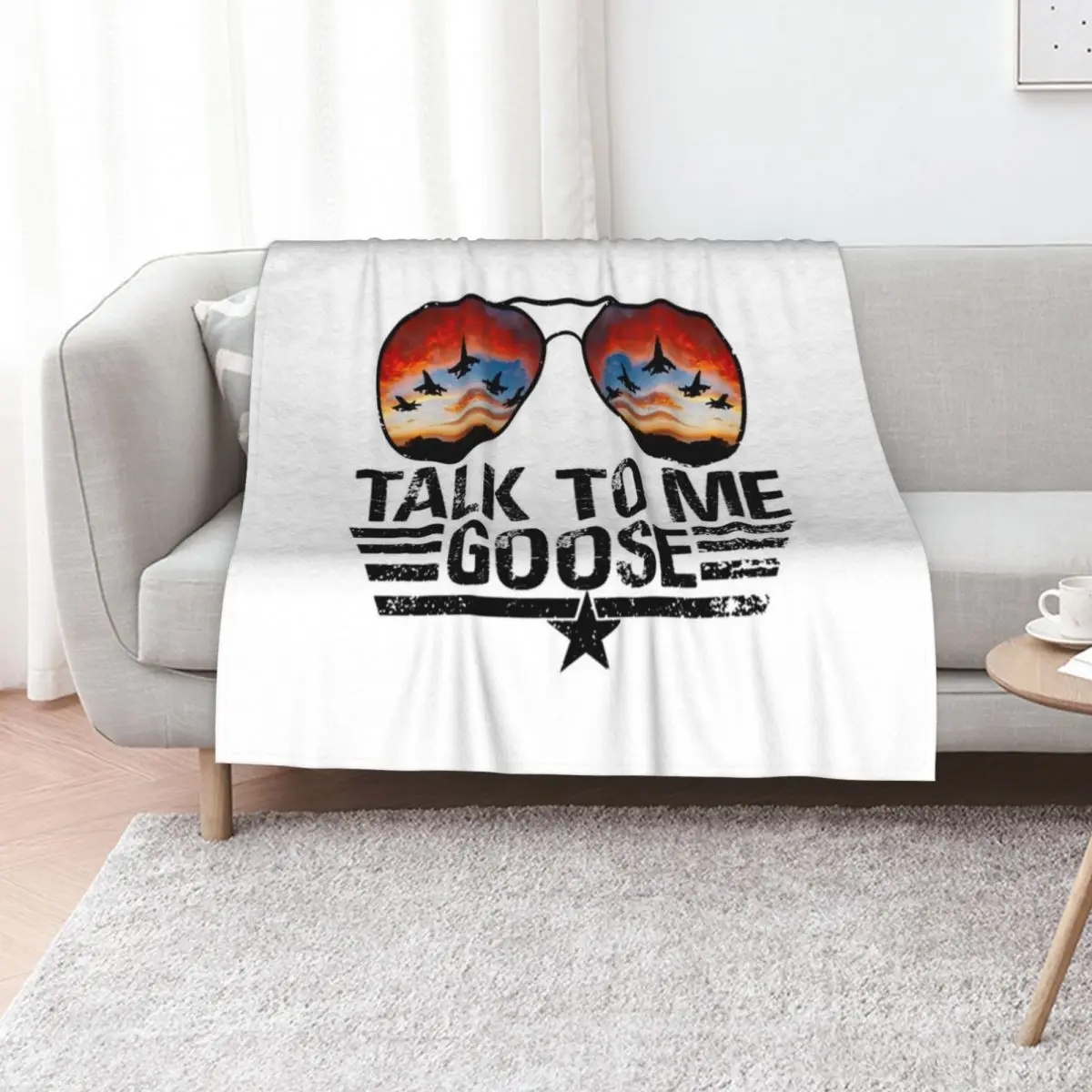 

Talk To Me Goose Throw Blanket Comforter Plaid Summer Beddings Luxury Thicken Blankets