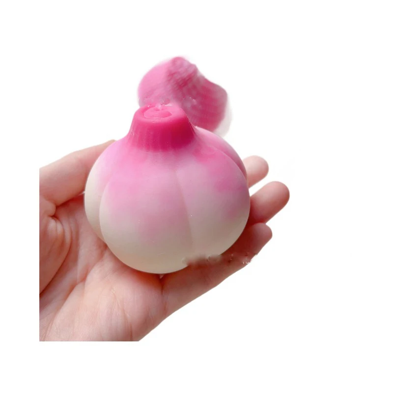 Simulation Cute Garlic Squeeze Toys Creative Pinch Decompression Vent Ball Slow Rebound Stress Reliever Artifacts Children Gift