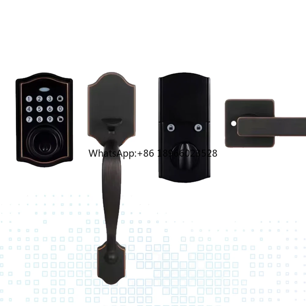 

Elock ES224 Smart Front Door Handleset Combination Door Lock Password PIN Code Deadbolt With Keypad Deadbolt Lock