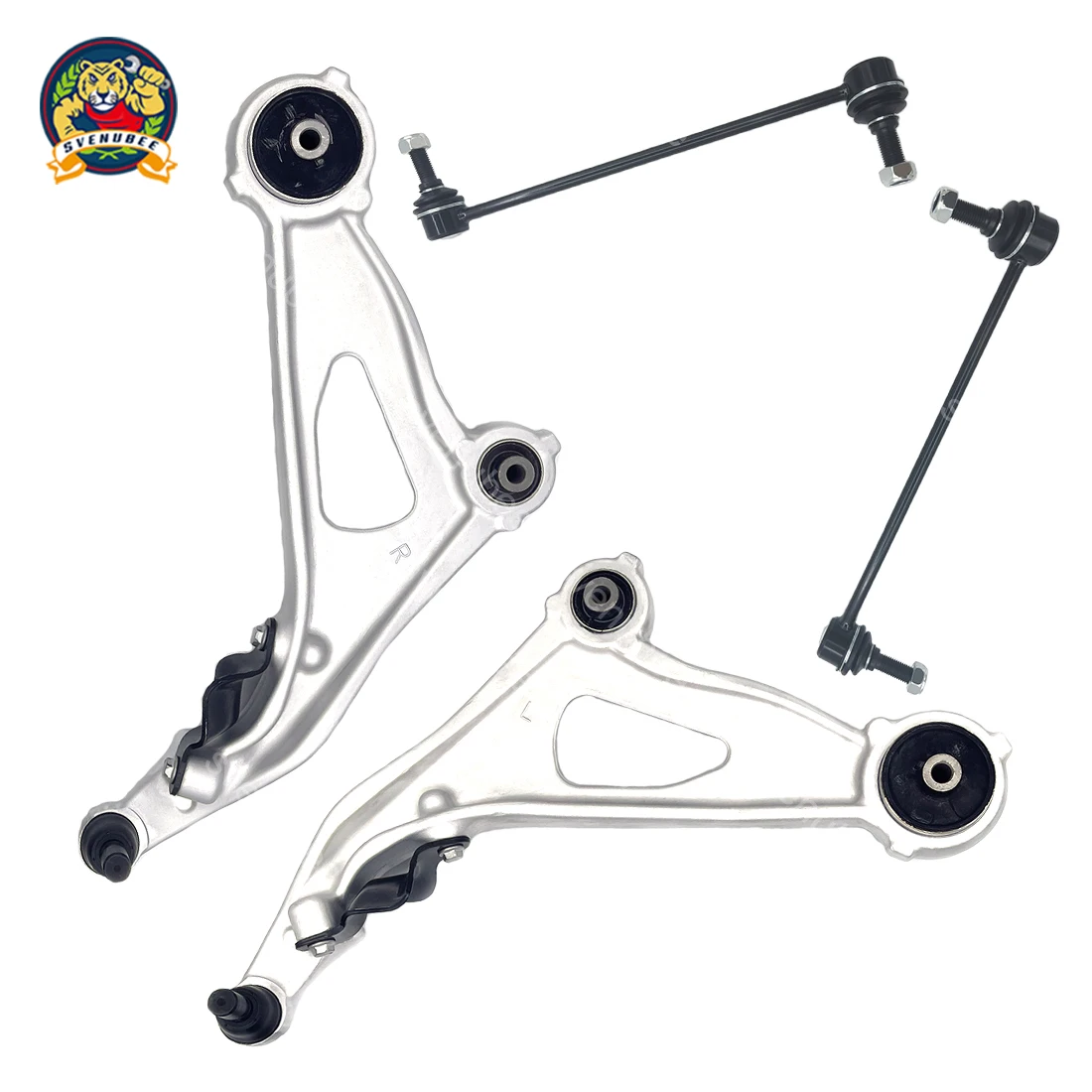 

Svenubee Front Lower Control Arm Sway Bar End Link 4pcs Kit Fits for Nissan Pathfinder Infiniti JX35 2013 2014 2015 2016 2017