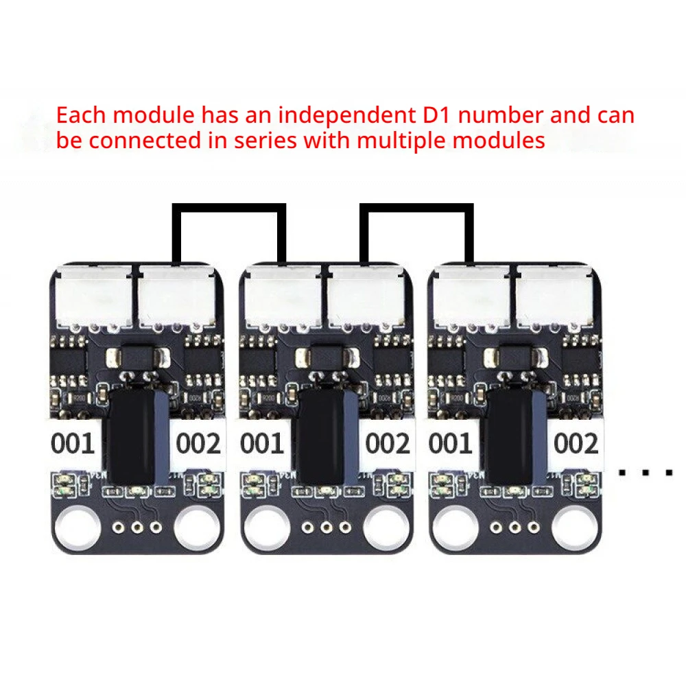 6-12V 20W Dual Way DC Motor Driver Board Half Duplex Serial 115200 Baud Smart Car Bus Motor Control Drive Module Controller