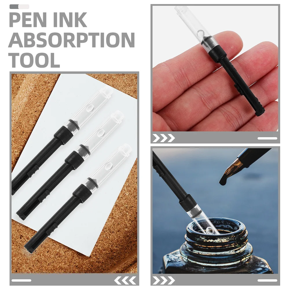 25 Pcs Ink Absorber Pen Accessories Fountain Converter for Spring Filler Absorbers Replaceable Blot