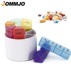 1PCS Weekly Pill Organizer 4 Times a Day, 7 Day Pill Cases,Large Portable Pill Box Medicine Organizer for Pills Vitamin Fish Oil