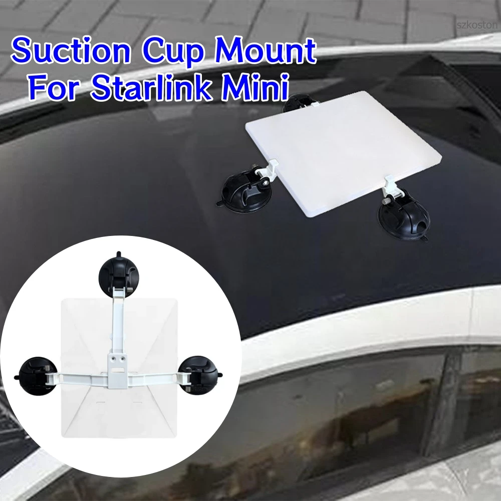 For Starlink Mini Mount Suction Cup for Star link Mini Dish Mounting Bracket Accessories for Cars Sunroof RVs Boats Glass Roof