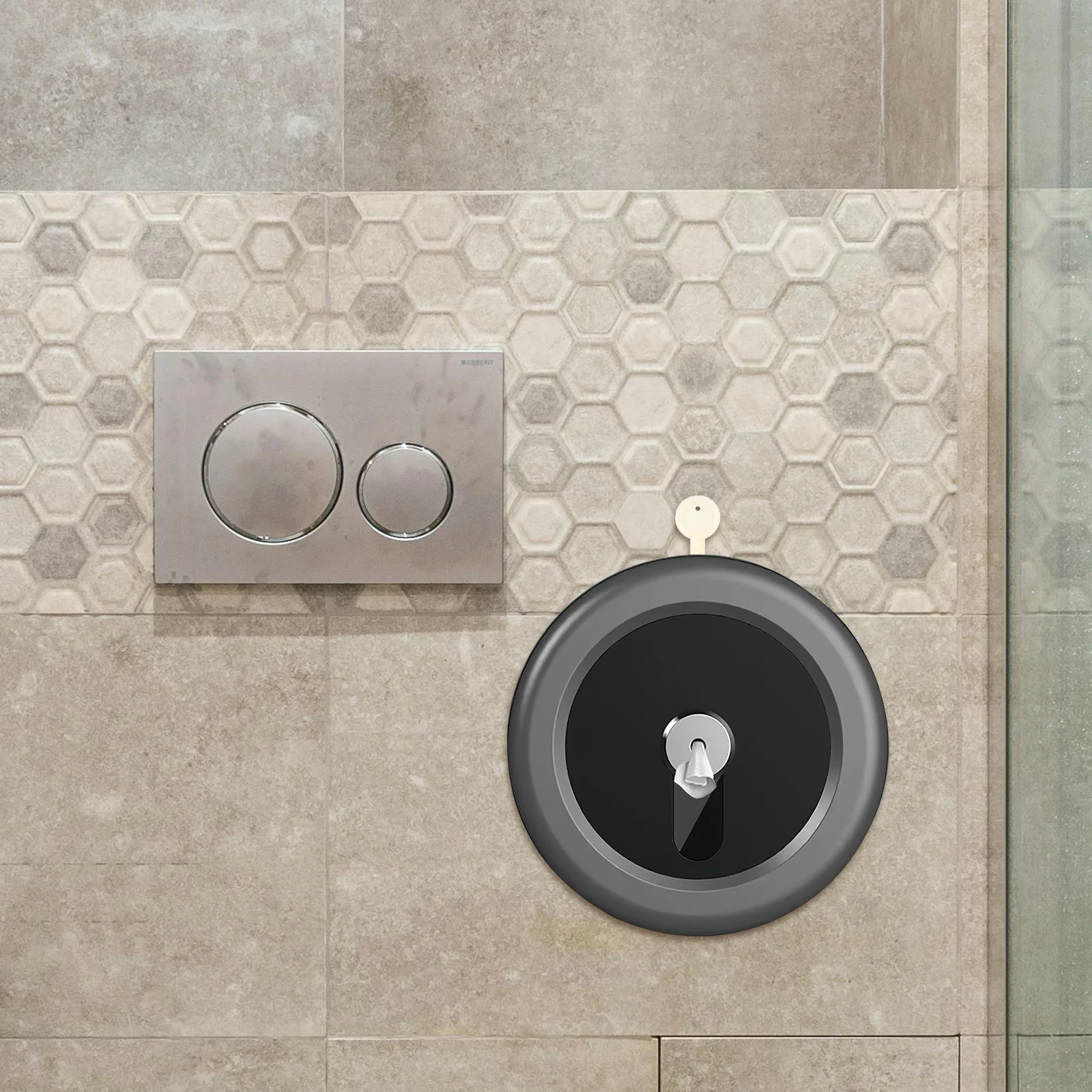 

Toilet Paper Dispenser Key Replacement Paper Towel Dispenser Accessory for Bathroom Office Kitchen Commercial Use