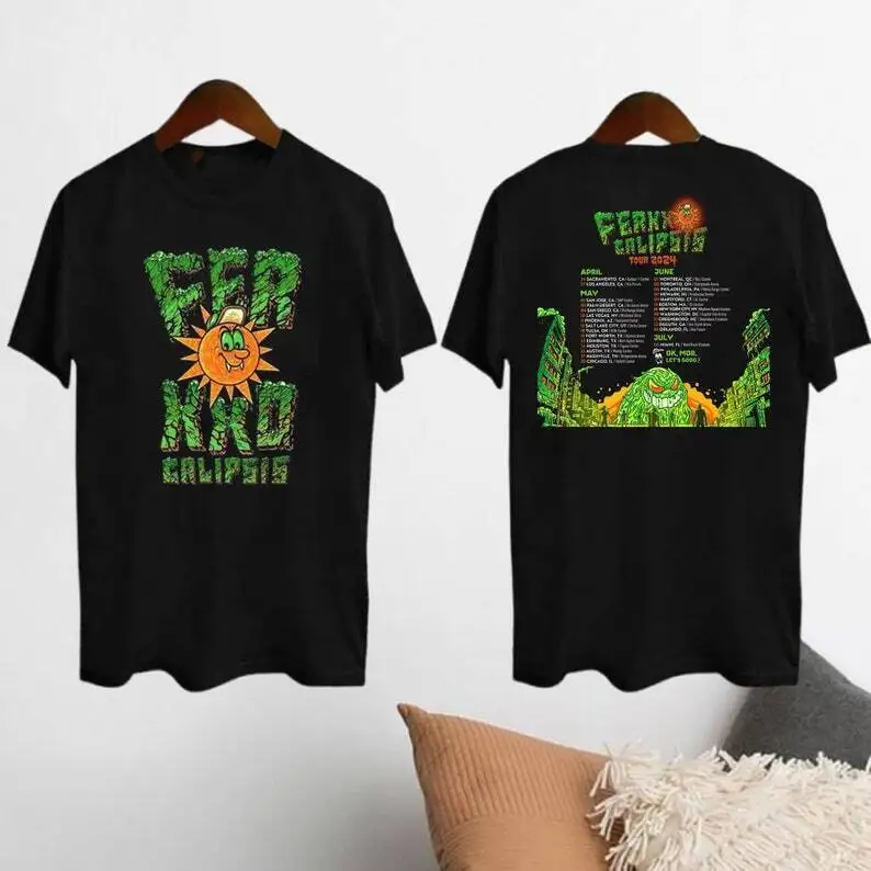 

Футболка Feid Ferxxo Tour 2024, футболка Feid Ferxxo Ferxxocalipsis 2024