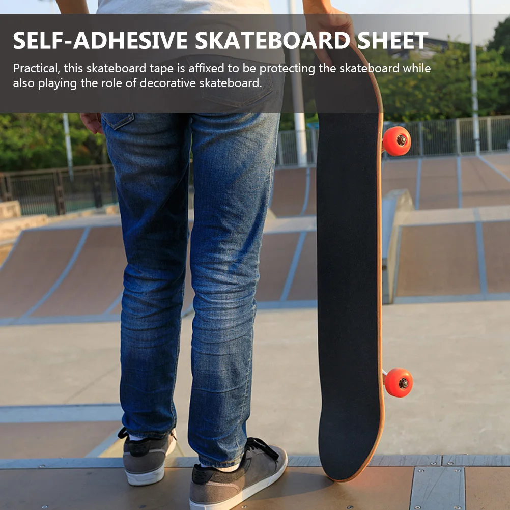 2 ورقة المهنية لوح التزلج شريط لحام الثقيلة المضادة للانزلاق سطح طويل الأمد بولي كلوريد الفينيل استبدال لوح التزلج الملحقات