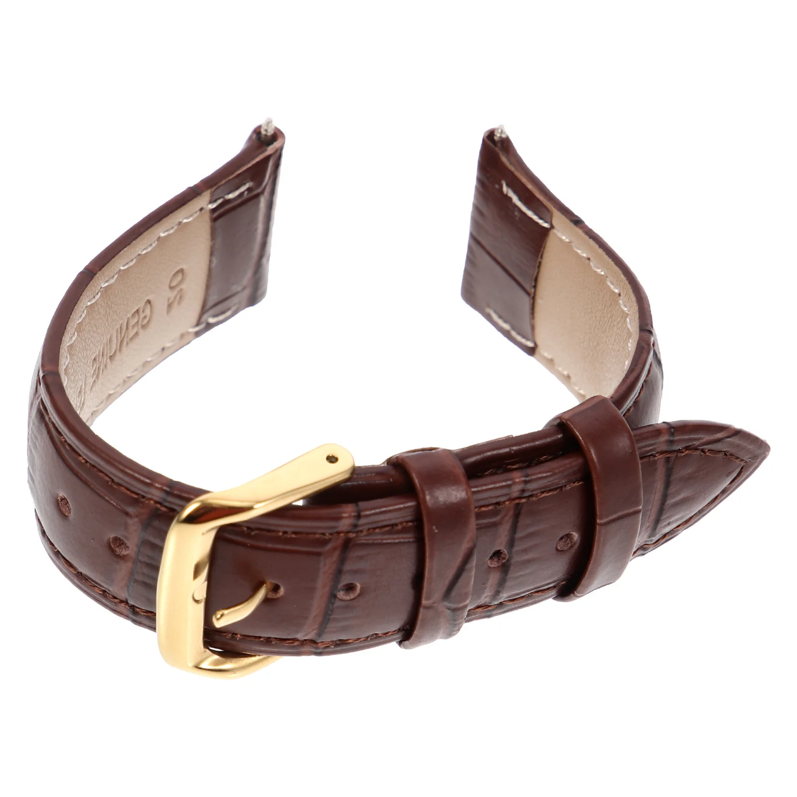 Correa de reloj de piel de vaca con estilo, diseño de liberación rápida, ajustable, duradera, clásica, marrón, para uso formal informal de negocios