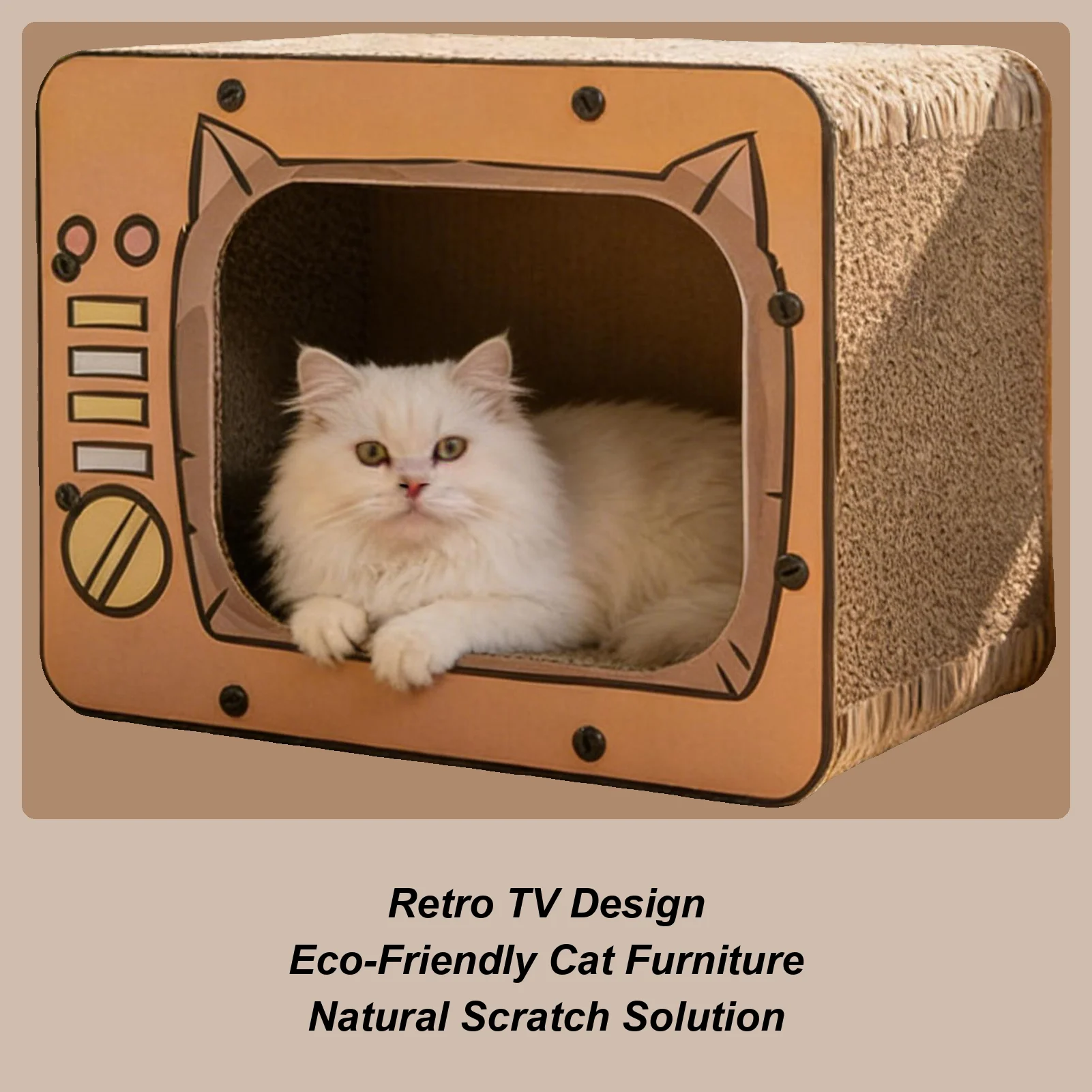 

Когтеточка для кошек, нескользящее дно, товары для домашних животных, картонная когтеточка для кошек, кровать для домашних животных, защита для мебели, обогащенные игры, упражнения