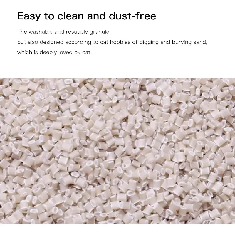 Compostable and Flushable New Products Hot Sale2025 Cat Litter Box Great for cat Toilet Training kit Washable Granules Refills