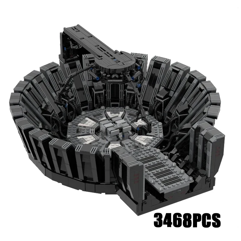 

Звездная модель фильма Moc, строительные блоки, Космический реабилитационный центр, технологические модульные блоки, подарки, Рождественская игрушка, Наборы для творчества, сборка