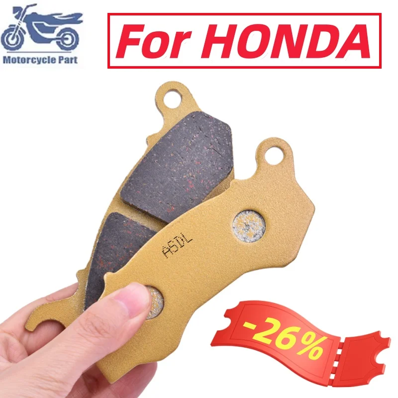 Motorcycle Front Brake Pads For HONDA NSC50 NSC 50 AC Vision 50 NSC110 Vision 110 SCV110 PCX125 PCX Satelis 125 SH 125i PCX150