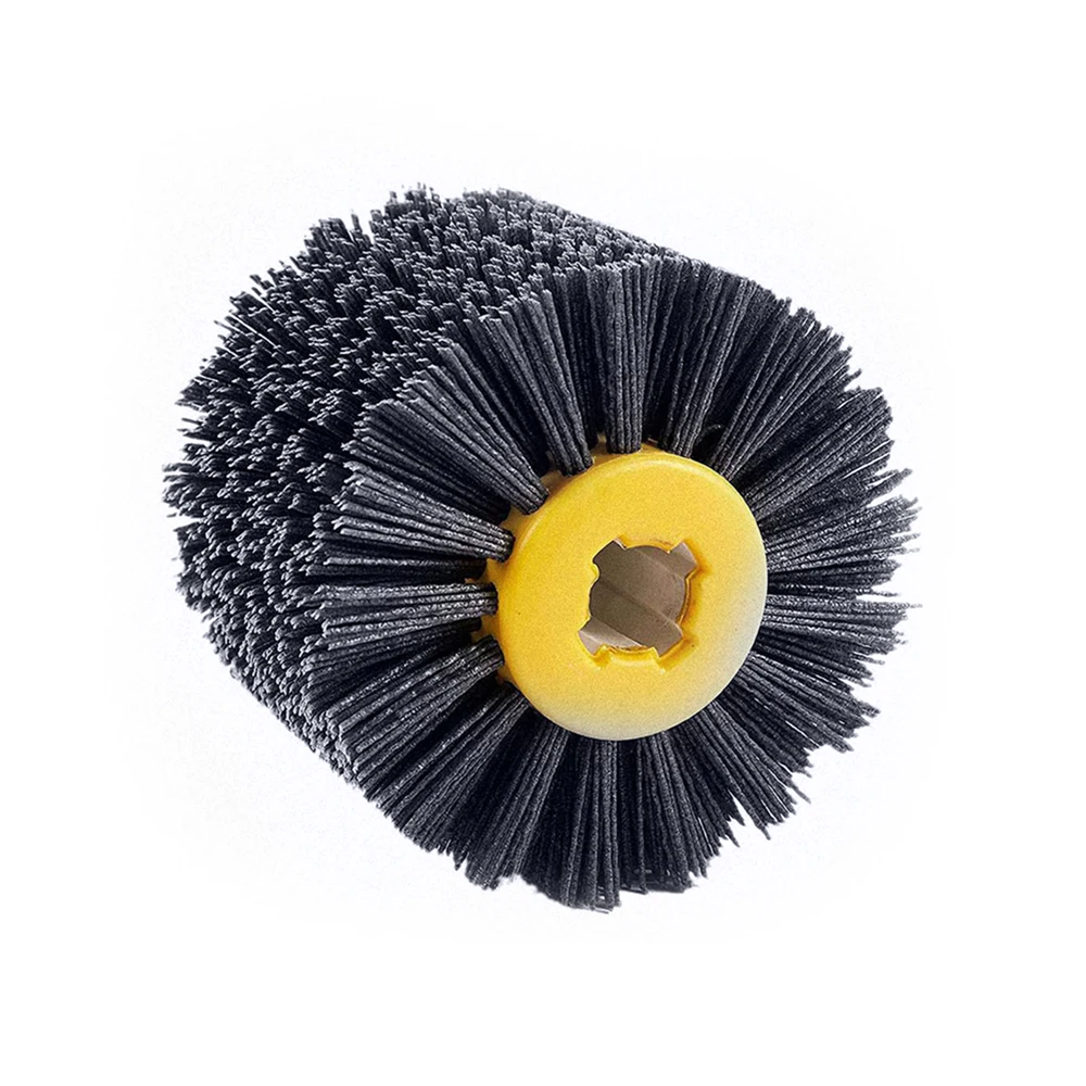 1 pcs 120*100*19mm Nylon Abrasive Wire Drum Polishing Wheel Electric Brush for Woodworking Metalworking