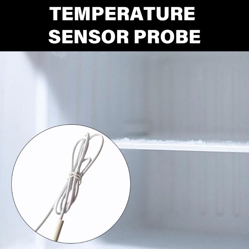 

1PC Multifuntional Refrigeration Temperature Probe Defrost Function Probe Replacement Part Electrical Appliance Part