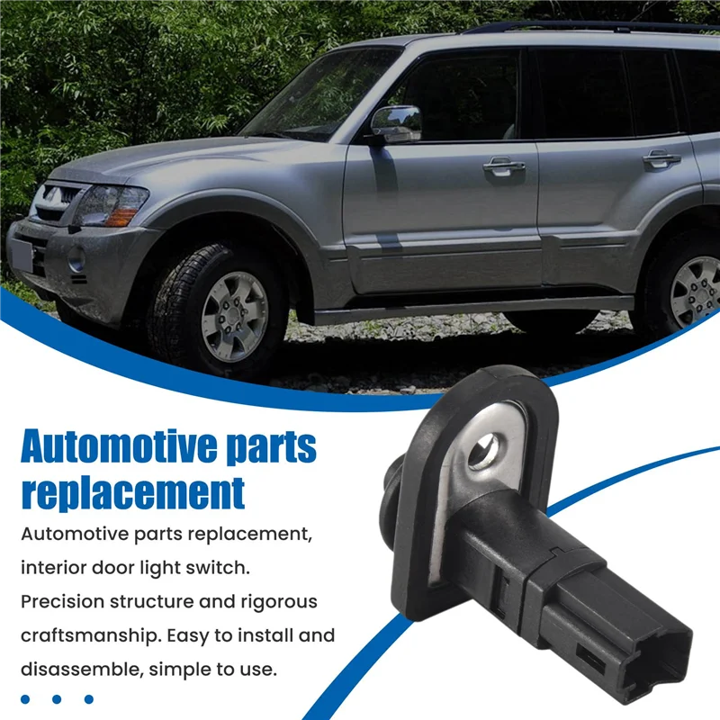 

L38A-2Pcsx внутренний дверной выключатель, 2-контактный для Mitsubishi Pajero Montero V31 V32 V33 MB698713, запасные части автомобиля, аксессуары