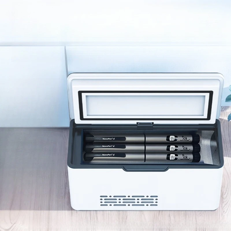 Insulin refrigerated box Portable can be boarded on the plane High speed rail rechargeable long battery life Refrigerated