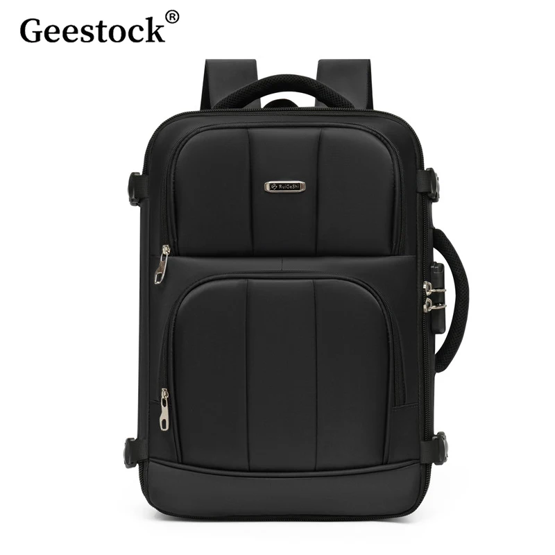 

﻿Geestock Outdoor Dry Wet Separation Travel Bag Large Capacity 15 Inch Waterproof Computer Backpack Student Expansion Backpack