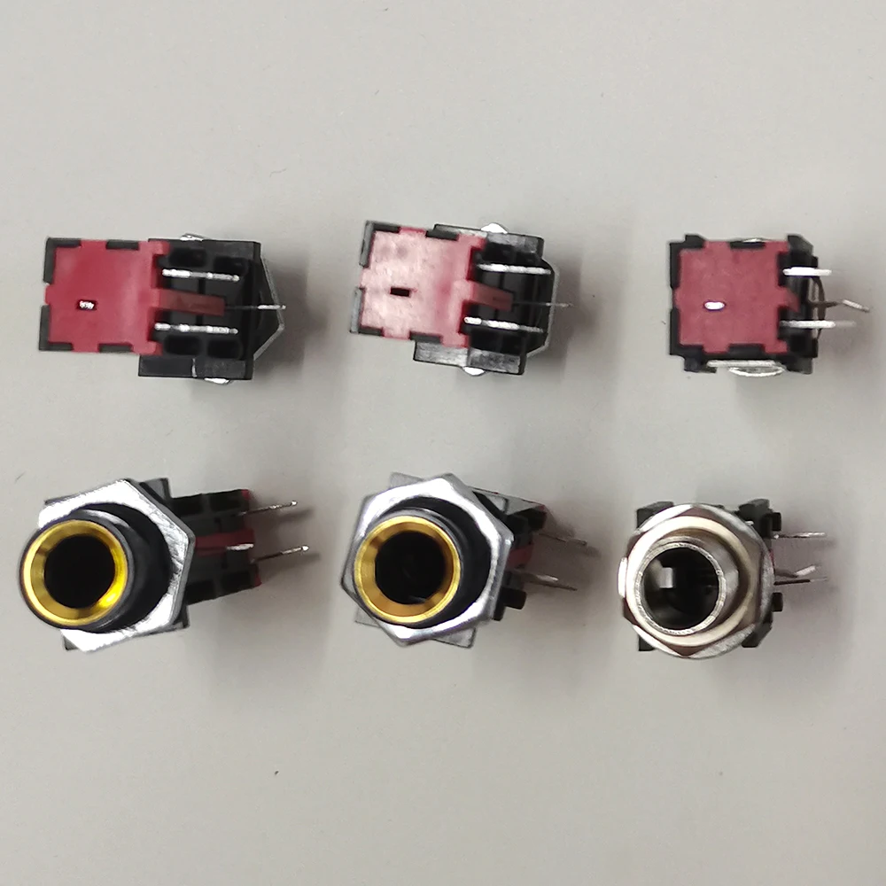 6,35mm 1/4 Zoll Audio-Buchse Mono Stereo TRS TS Buchse Panelmontage Gitarrenverstärker Audio-Buchse PJ308 PJ309 – Detail 4