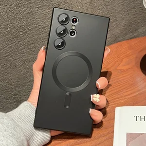 Mattes Luxus -Magnetfall für Samsung Galaxy S24 S22 S21 S23 Ultra Plus Fe 8 Hauptverkäufe Caixa Vazia Samsung - №7