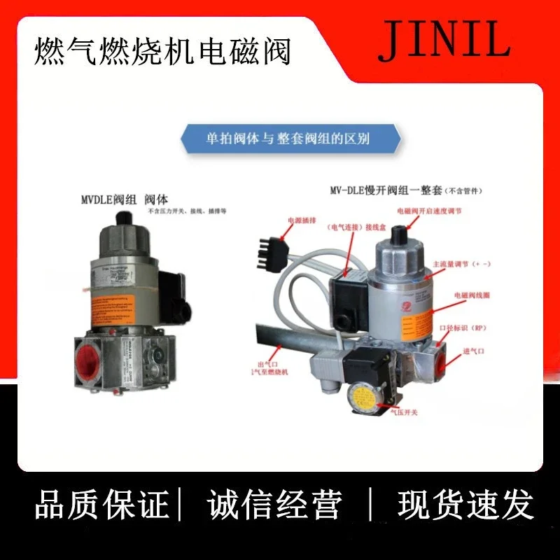 لمجموعة صمامات الغاز صمام الملف اللولبي لمحرك الاحتراق MVDLE205/207/210/215/220MVD سلامة الفتح البطيء
