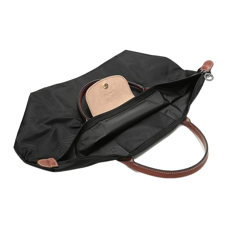 LONGCHAMP Le Pliage Canvas Dumpling Bag Handbag Medium Women's Black 1623089001 view 4