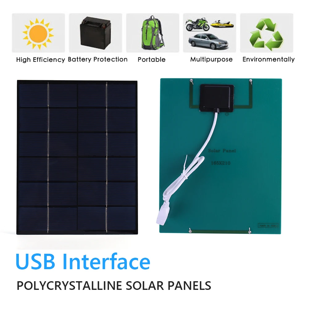 

7W 6V Solar Panel with 8inch USB Exhaust Fan Portable Solar Plate Exhaust Fan Multipurpose Pet Poultry Fan for Dog Chicken House