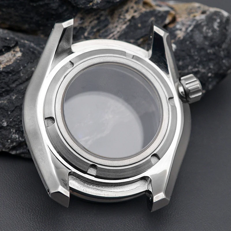 42MM StainlessSteel Case  SPB185 SPB187  Suitable For HN35 HN36 Movement  Replacement For Watch Case Parts  Transparent Back.