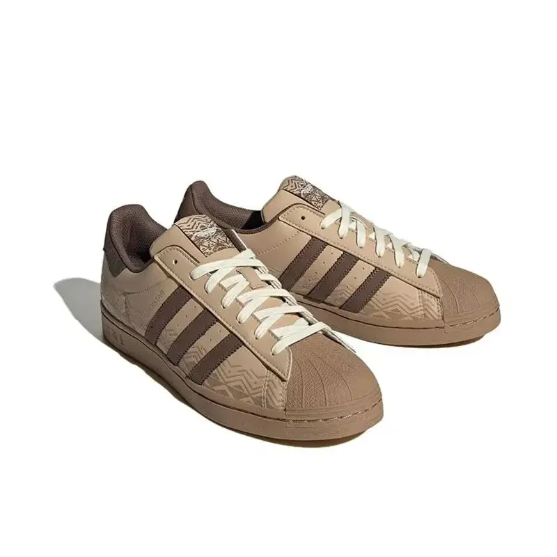 Adidas Superstar Man and Women's Comfortable, Fashionable, Non Slip, Wear-resistant, Casual Low Top Board Shoes