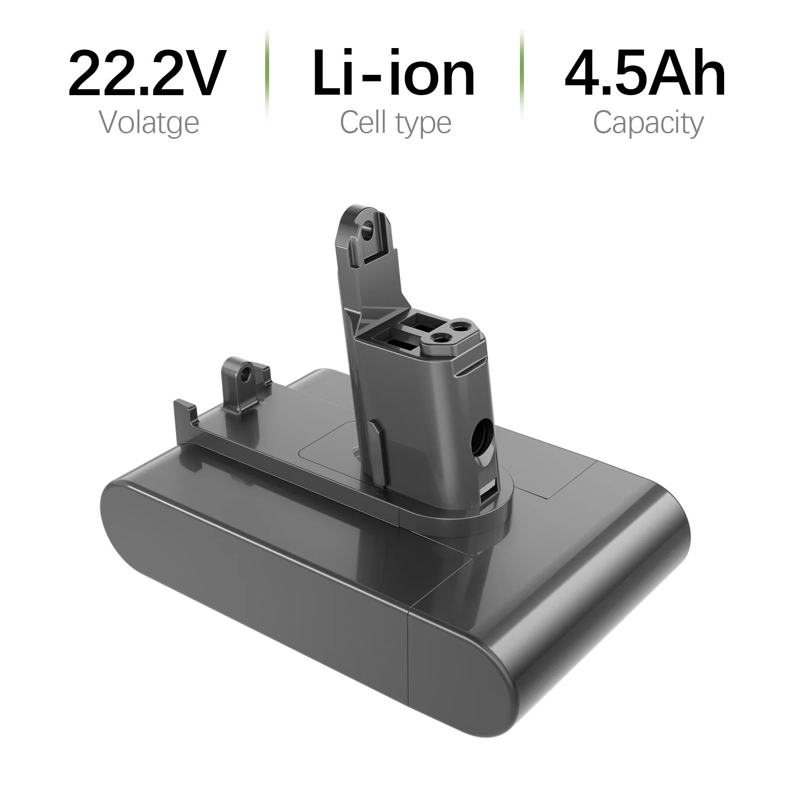 Akumulator do odkurzacza Dyson DC31B 4500mAh 22.2V Li-ion, akumulator do ładowania, pasuje do DC31 DC35 DC34 DC44 DC56 DC57 (tylko typ B) — zdjęcie produktu 2
