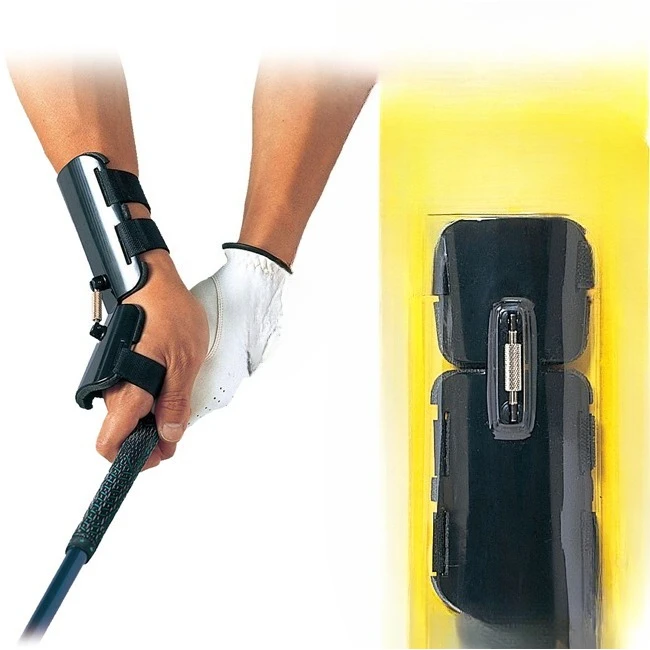 Golf ball cutter left and right wrist holder swing training correction exercise