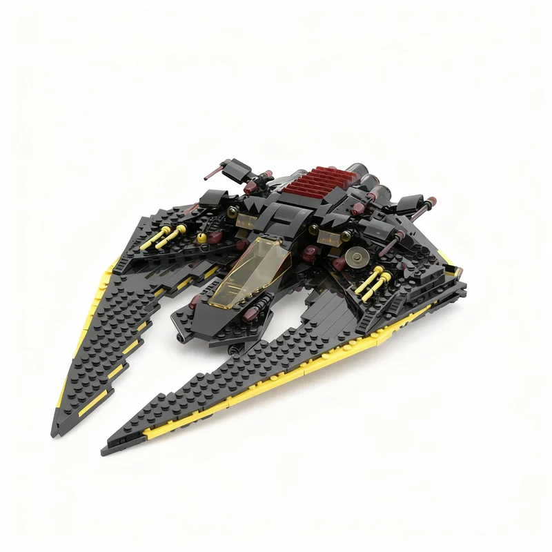 

787pcs MOC Assault Space Cruiser V1 Black Fleet Design I Galaxy SciFi Model Building Blocks DIY Art Set Mega Mini Large Toy Gift