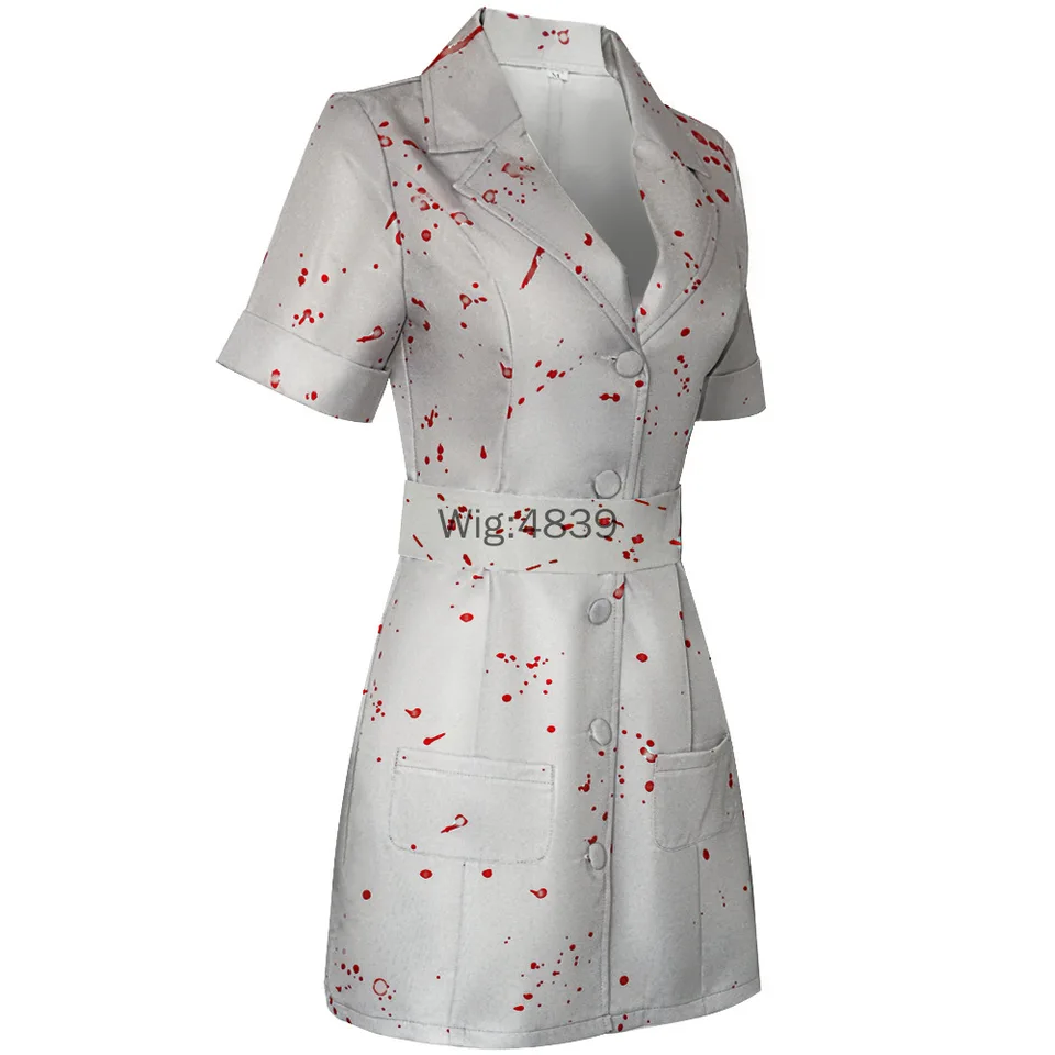 Halloween Costume Women Nurse Cosplay Silent Hill Remake Horror Zombie Nurse  Cosplay Dress Uniform Set Performance Costumes 2024 - AliExpress 200000532