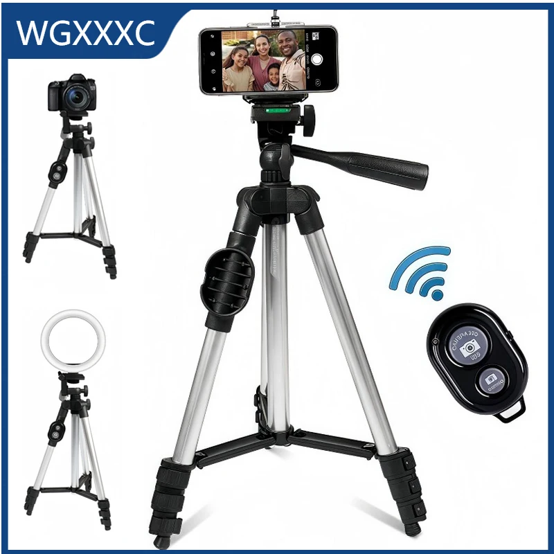 

New Lightweight Camera Tripod For Mobile Tripod Camera Portable SLR Bluetooth-compatible Desktop Cam Stand Monopod Smartphone
