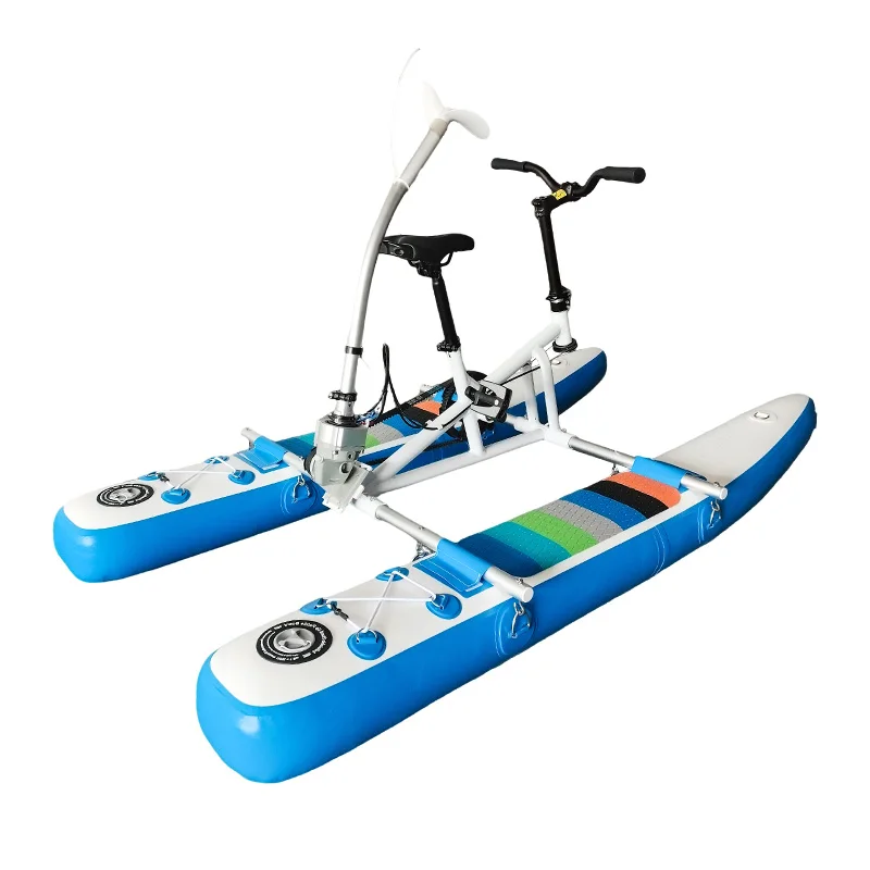 

Надувной водный велосипед 2026 года с пропеллером, настраиваемый, высококачественный, детский, для водных видов спорта