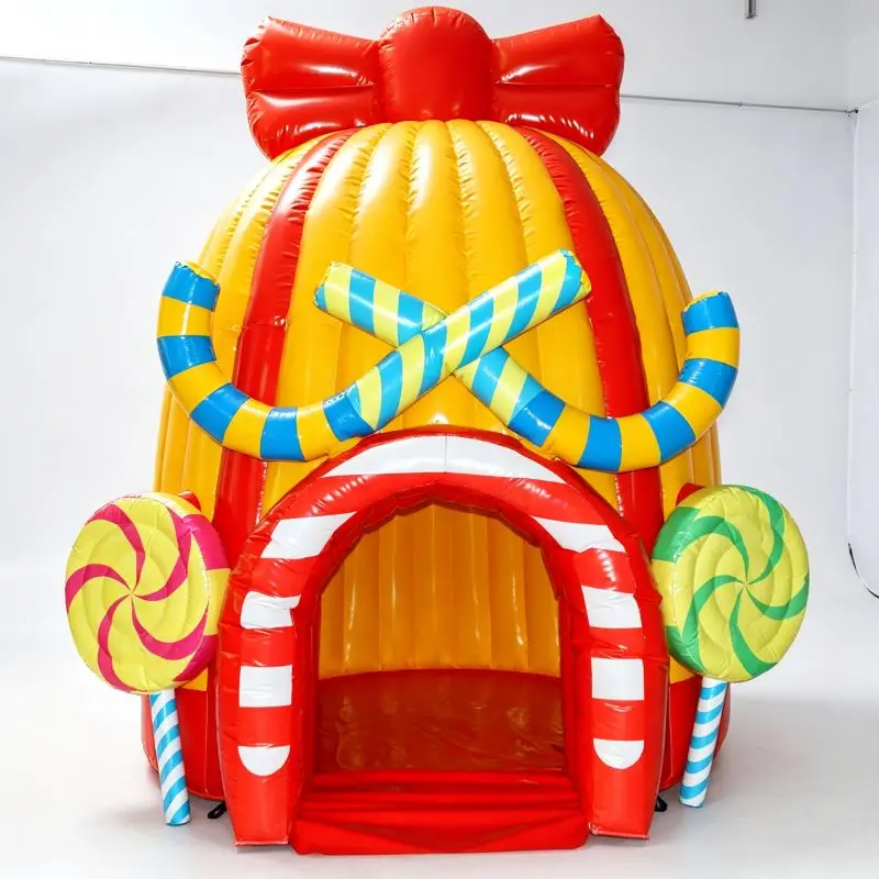 Inflatable Toy Christmas Trampoline 2026 Hot Sale Red Inflatable Bounce Bed