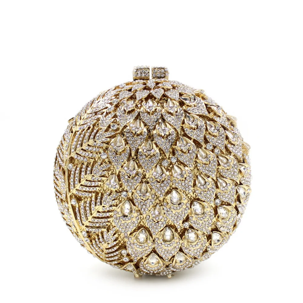 

New Crystal Party Women Evening Clutch Bag Luxury High-end Handmade Wallet Ladies Diamond Handbags Purses