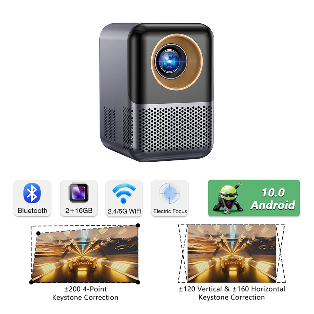 TouYinger ET31 Pro Max ST Mini proiettore portatile 4K Wifi Android Dispositivo di proiezione a fascio LED per telefono cellulare Home Cinema Smart