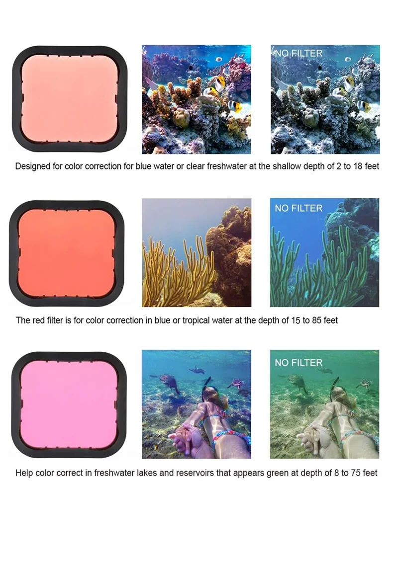 ACTION 5/4/3 Waterproof Case Diving Underwater Protective Housing Shell for DJI Osmo Action 5 PRO 4 3 Action Camera Accessories