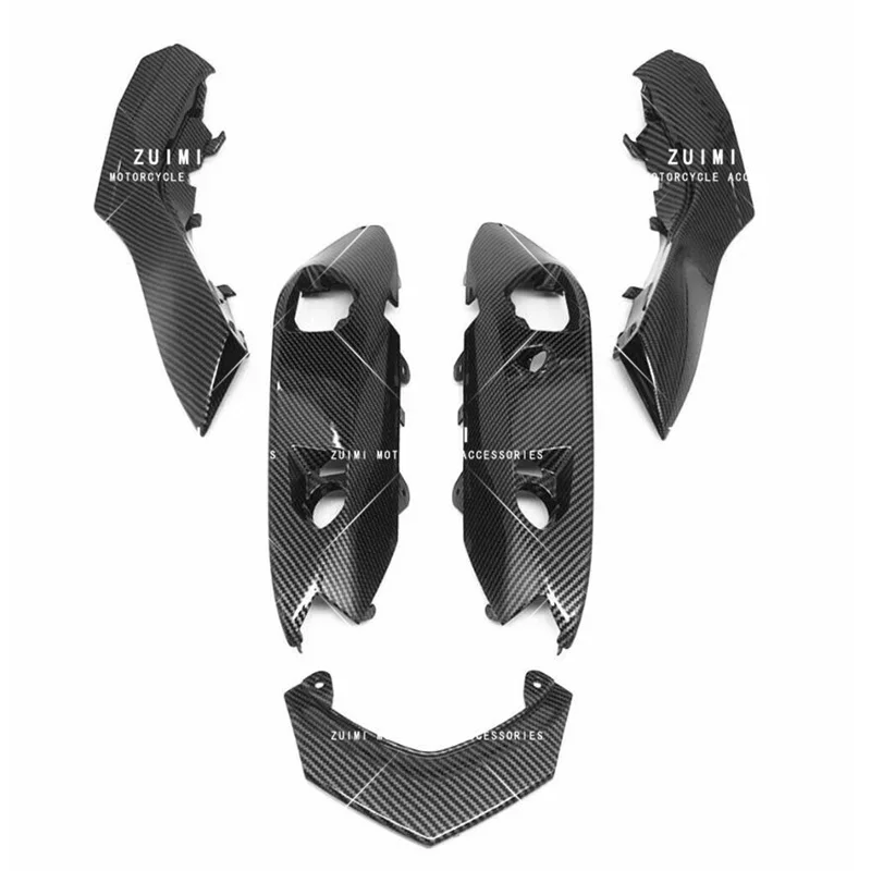 Applicable to KAWASAKI ER-6F ER6N 2012-2016 Lamp Upper Middle Panel Carbon Fiber Pattern Lower Driver Seat Rear Tail Fairing