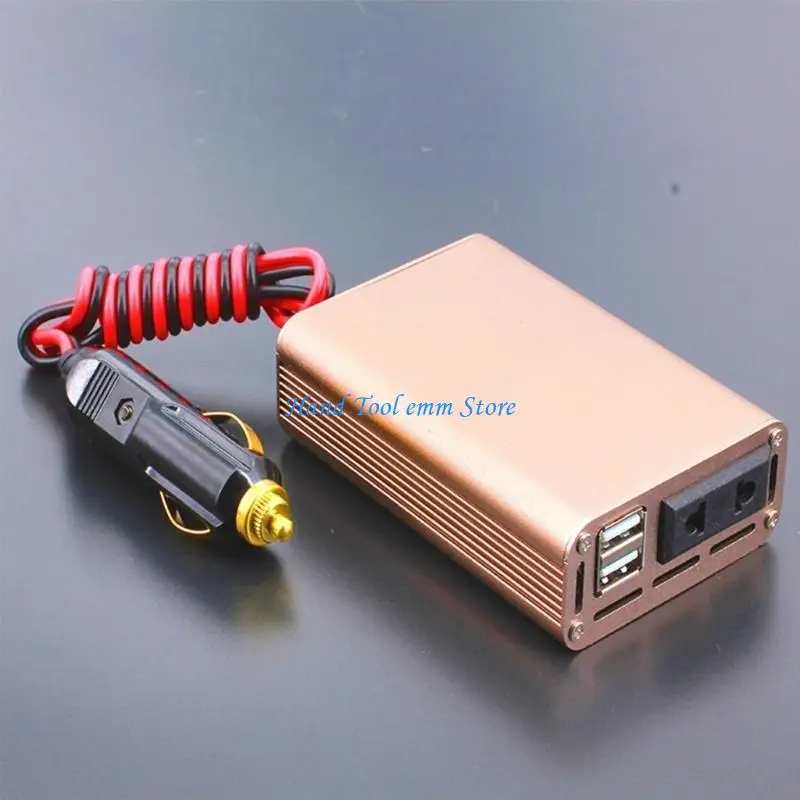 H37F Car Power Heldter 12V إلى AC 220V USB Conversion Carn