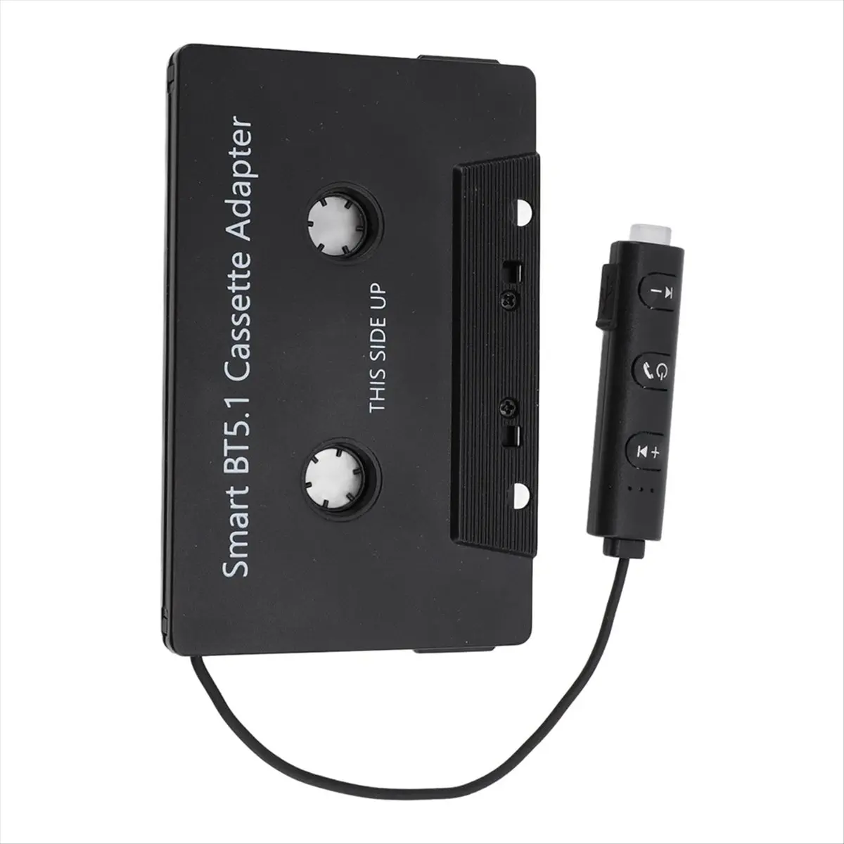 ABGN Car Audio Bluetooth Wireless Cassette Receiver, Bluetooth 5.1 Car Audio Stereo Cassette Vehicle Tape Converter Cassette