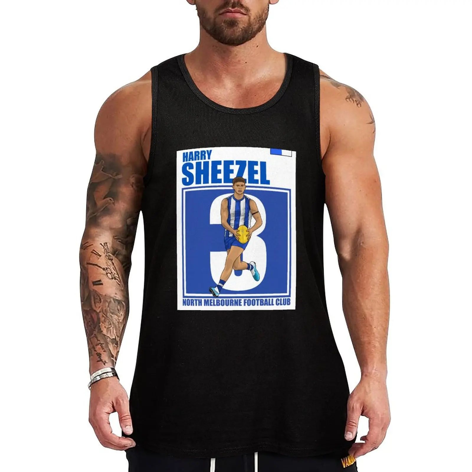 Harry Sheezel Tank Top vest for men quick-drying t-shirt Gym T-shirts for men