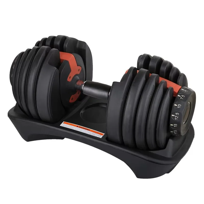 Adjustable Dumbbells Set with Quick Weight Lock Ideal for Strength Training Professional Home Gym Fitness Equipment