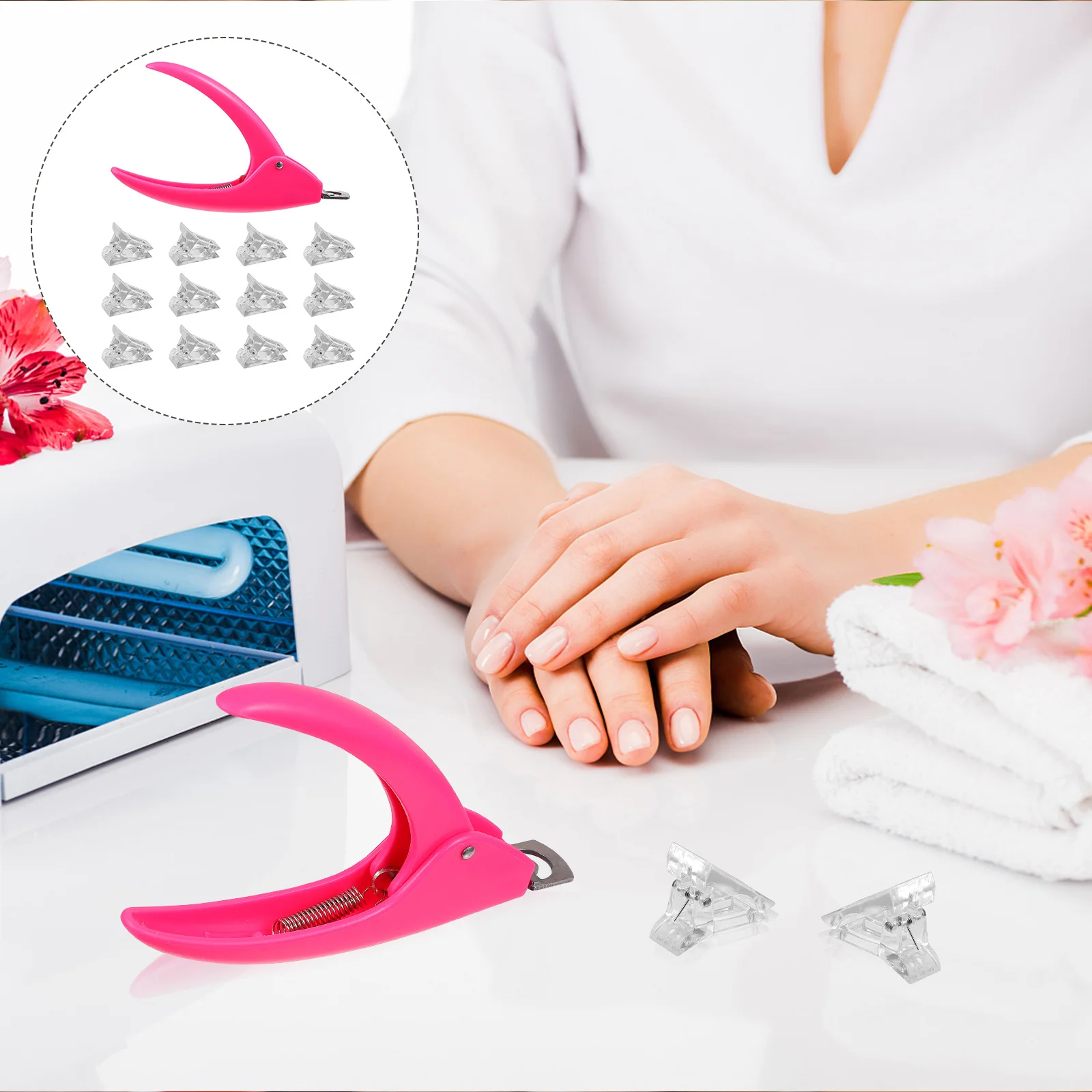 1Set High-Quality Nail Art Clips Set Manicure Supplies Long-Lasting Cutter Tool Kit Nail Art Tools Manicure Tools